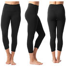 Stretchy Fabric Workout Pants For Women Moisture Wicking Anti Drop With Pocket