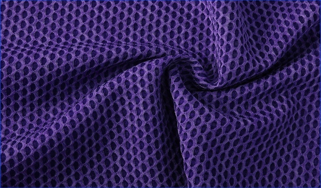 Absorb Sweat Nylon Mesh Fabric , Weft Knitted Fabric Anti Wrinkle For