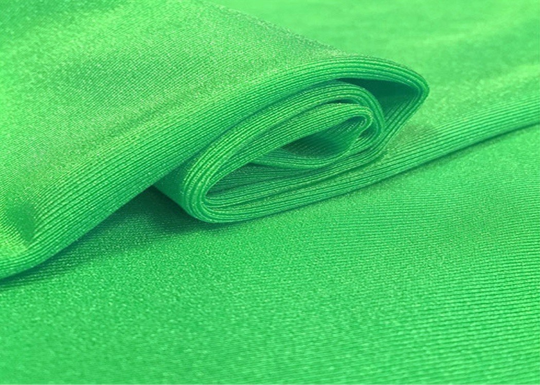 97 R 3 SP Polyester Spandex Fabric , Jacquard Knit Fabric 185 GSM