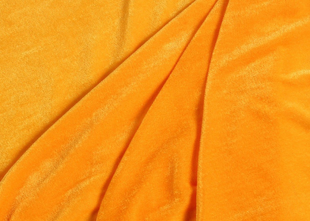 Super Soft Velour Knit Fabric Warp Knitted Strong Durable Eco Friendly