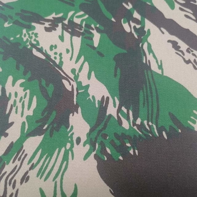 Digital Printed TC65/35 Camouflage Fabric Breathable Uv Proof