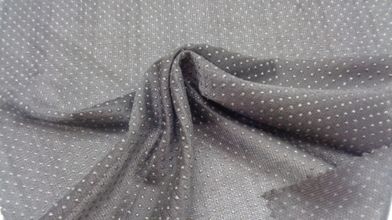 Breathable 100% Polyester Plain Dot Bonded Garment Fabric 30dx30d