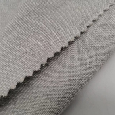 55% Linen 45% Bamboo Antibacterial Breathable Fabric 150cm 312 Gsm 20Sx20S