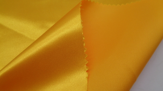 Shiny Woven Twill Dyed Satin Wardrobe Clothing Fabric 100% Polyester