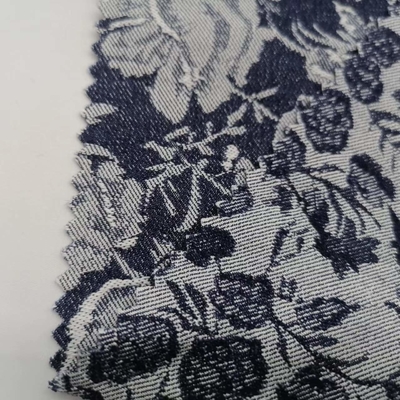 Printed Warp 22% Nylon 74% Rayon 4% Spandex Bengaline Fabric 70D+40Dx13S 240 gsm 70D+40D*13S 150cm
