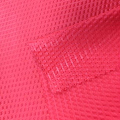 Breathable 100% Polyester Dyed Bubble Fabric For Clothing Dress 98G