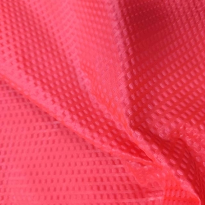 Breathable 100% Polyester Dyed Bubble Fabric For Clothing Dress 98G