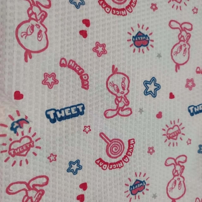 65% Polyester 35% Cotton 105G Bubble Tc Fabric Cute Cartoon Print