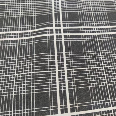 65% Polyester 35% Cotton Yarn Dyed Plaid Fabric For Shirt Uniform Clothes 180gsm