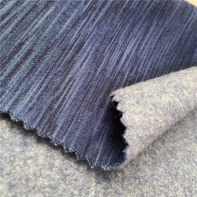 100% Polyester Cationic Jersey Bonded Fabric For Jacket 75D 280gsm 150cm Waterproof Windproof