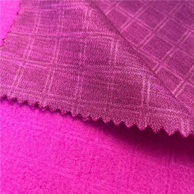 100 Polyester Cationic Ripstop Jersey Bonded Fabric For Jacket 100D 300gsm 150cm Water Windproof