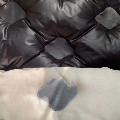 Grey Waterproof Winter Jacket Fabric 20D 20D 4 Layers 150cm 220GSM