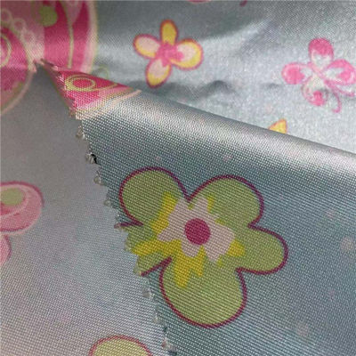Polyester Printed Spandex Fabric 75DX75D 40D 125gsm 150cm Water UV Proof Fabric