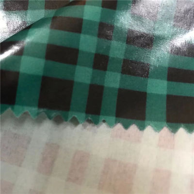 Patterned 85GSM Waterproof Breathable Fabric 50DX50D 150CM UV Proof