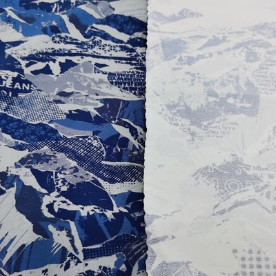 Breathable Printed Microfiber Fabric 120gsm 150cm 92% Nylon 8% Spandex