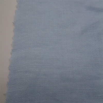 Breathable 100 Linen Home Textile Fabric 17sx17s 143Gsm 150CM