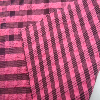 139GSM Stripe Sports Clothing Fabric 92% Polyester 8% Spandex 150cm