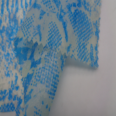 Printed 100 TPU Winter Jacket Fabric 198gsm Water Resistant