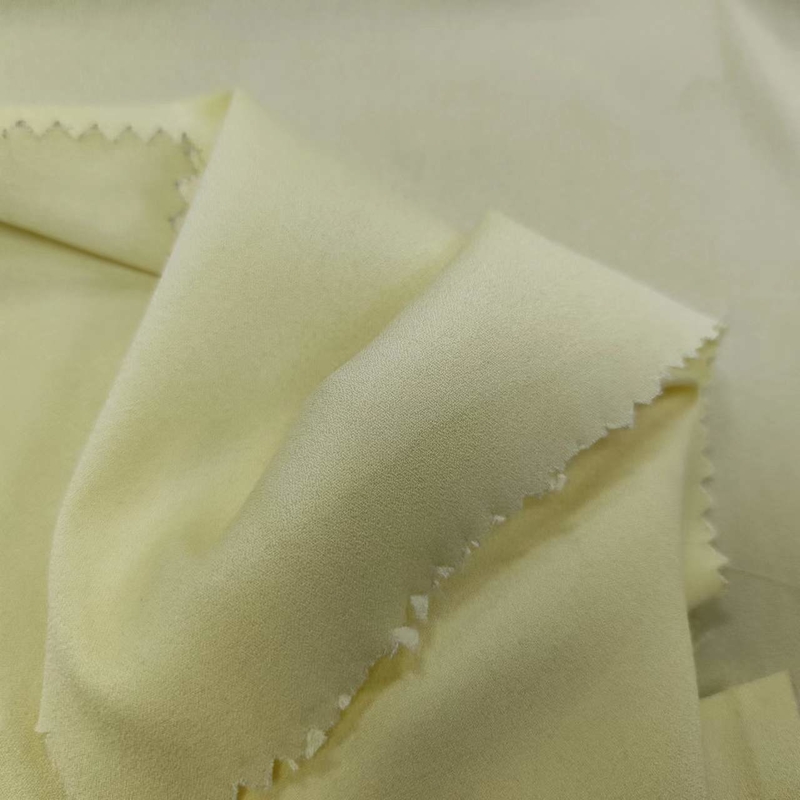 Breathable Dyed 97G 97% Polyester 3% Spandex Chiffon Fabric Hanfu Shirt Skirt