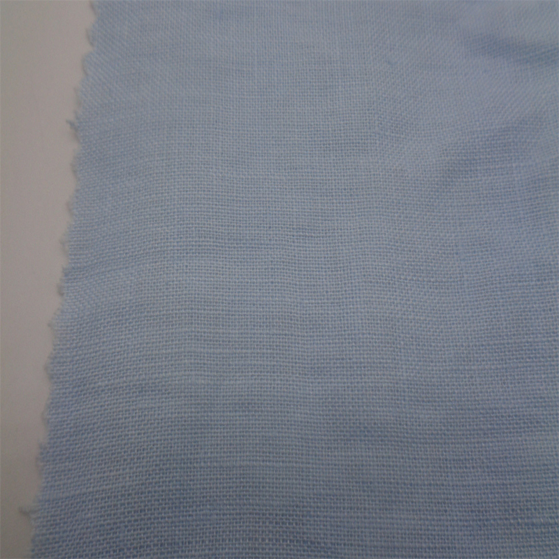 Breathable 100 Linen Home Textile Fabric 17sx17s 143Gsm 150CM