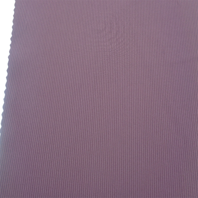 100D 20D Stripe Sportswear Fabric 70% Nylon 30% Spandex Breathable