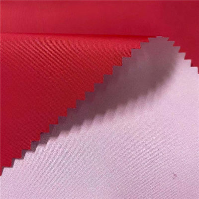 quality 75DX320D Taslon Recycled Polyester Material 189T 144gsm 150cm Milky Coating factory