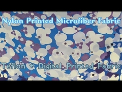 Printed Microfiber Fabric 100% Nylon Waterproof Oilproof